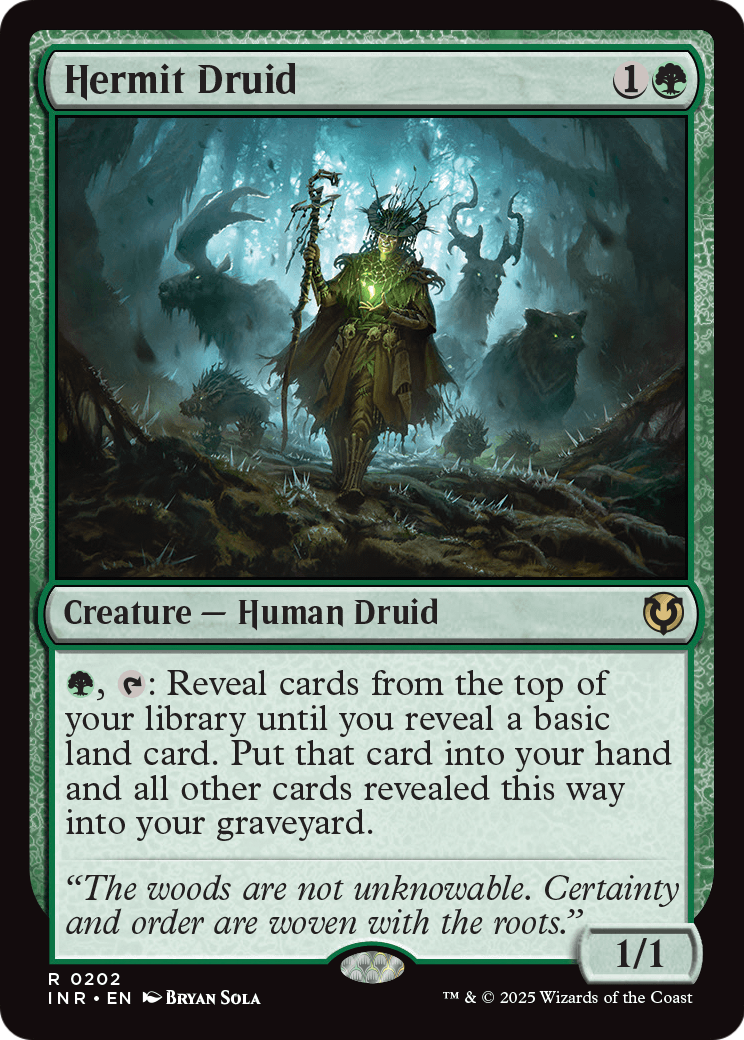 Hermit Druid (INR-202) [Innistrad Remastered] Foil