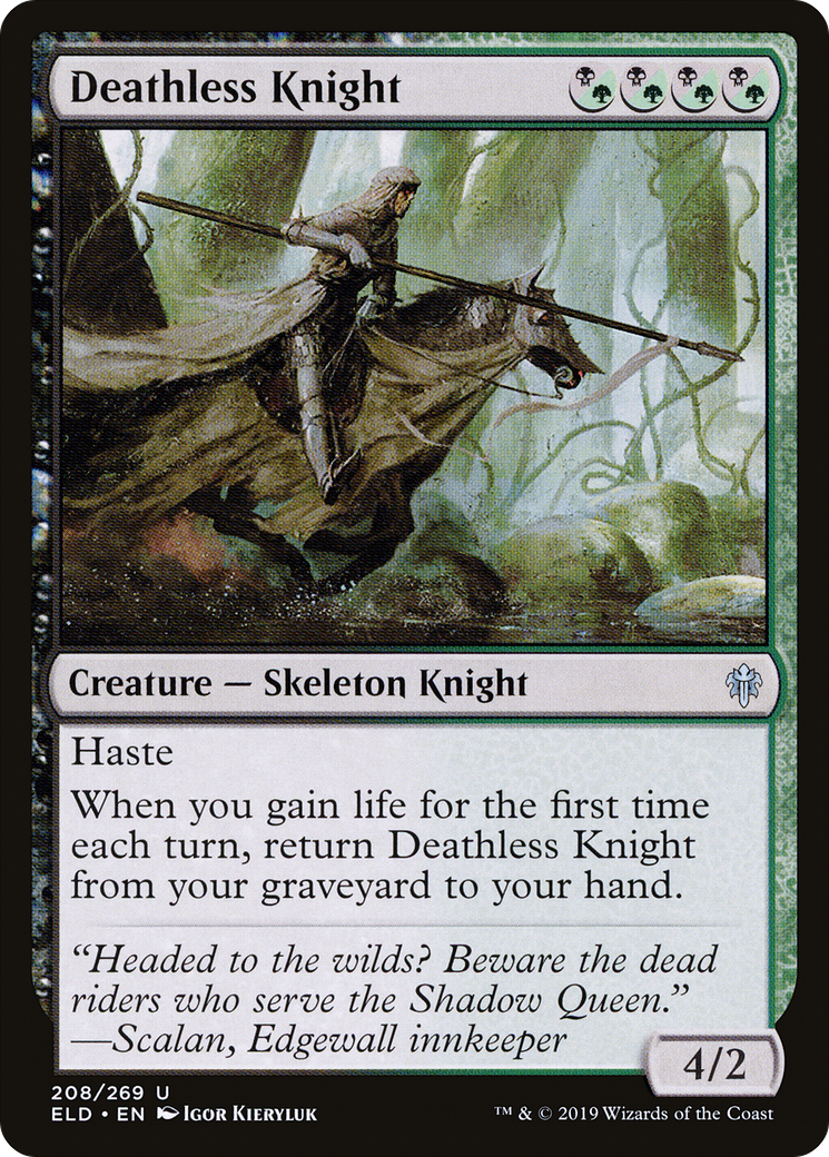 Deathless Knight (ELD-208) [Throne of Eldraine]