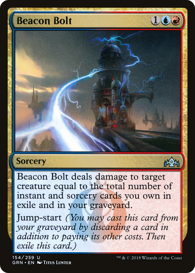 Beacon Bolt (GRN-154) [Guilds of Ravnica] Foil