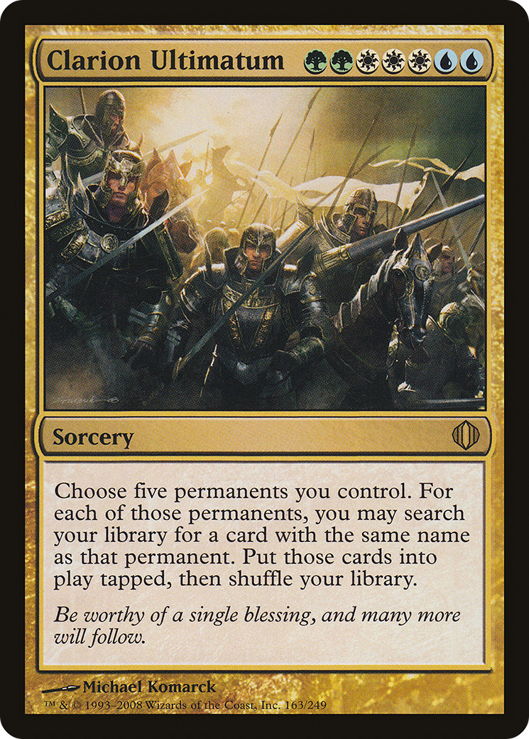 Clarion Ultimatum (ALA-163) [Shards of Alara] Foil