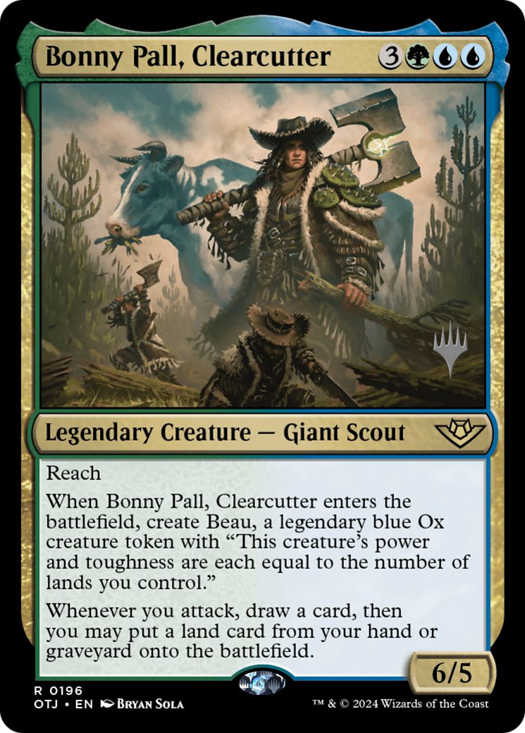 Bonny Pall, Clearcutter (PPOTJ-196) [Promo Pack: Outlaws of Thunder Junction Promos] Foil