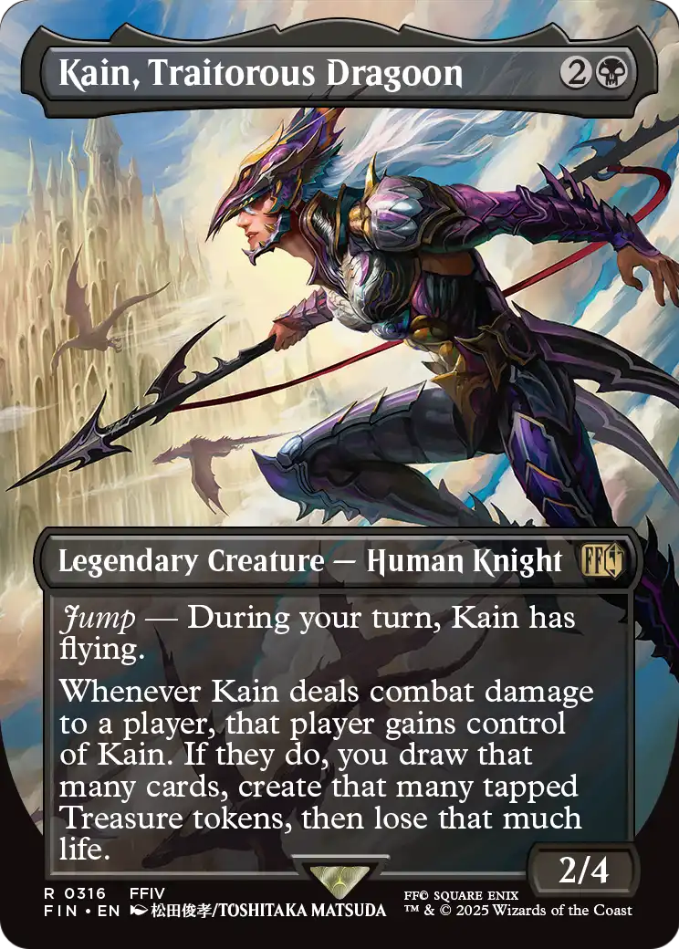 Kain, Traitorous Dragoon (Borderless) (FIN-316) [FINAL FANTASY]