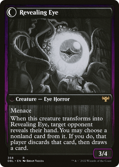 Concealing Curtains (DBL-368) [Innistrad: Double Feature] Foil
