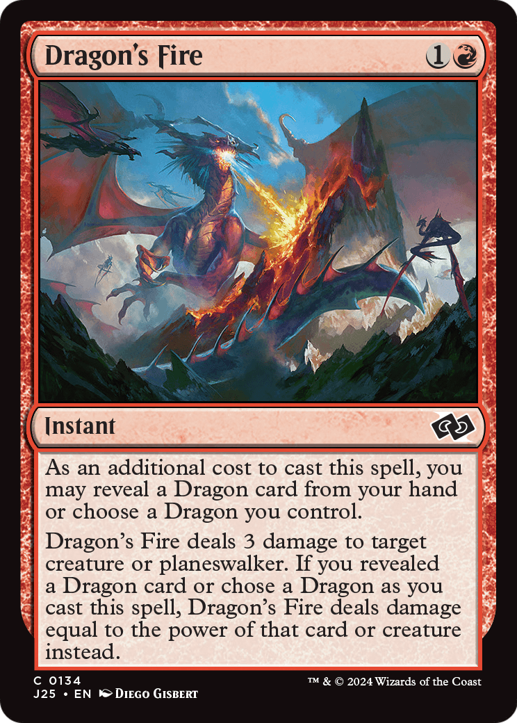 Dragon's Fire (J25-134) [Foundations Jumpstart]