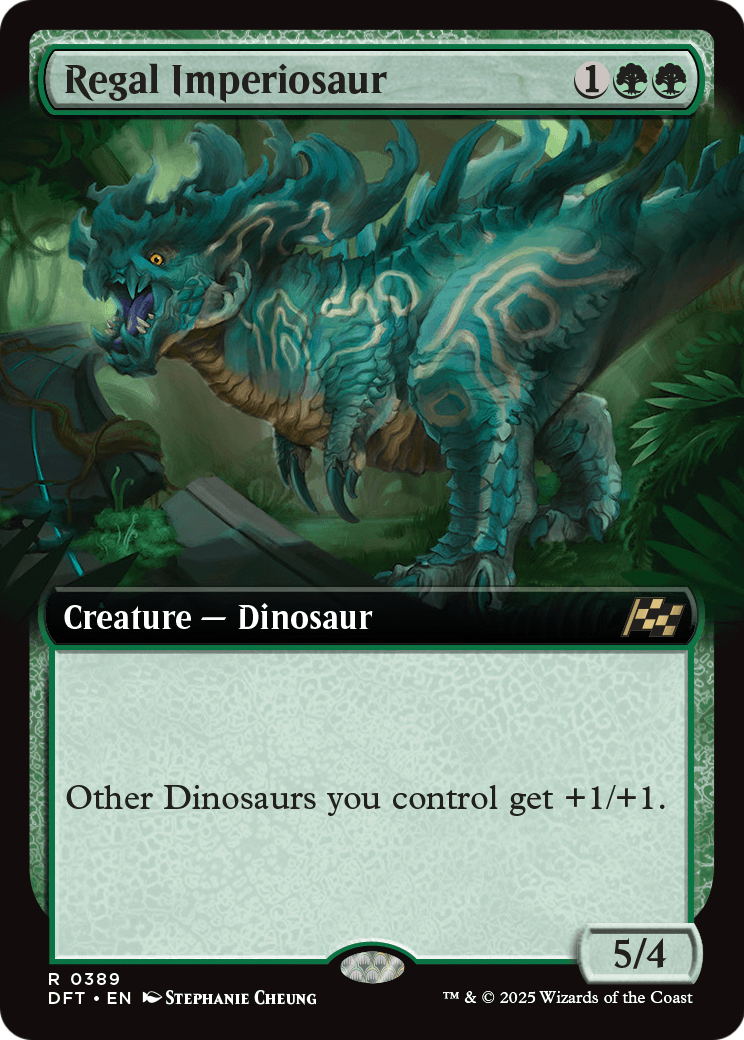 Regal Imperiosaur (Extended Art) (DFT-389) [Aetherdrift] Foil