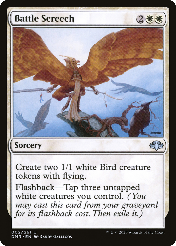 Battle Screech (DMR-002) [Dominaria Remastered]