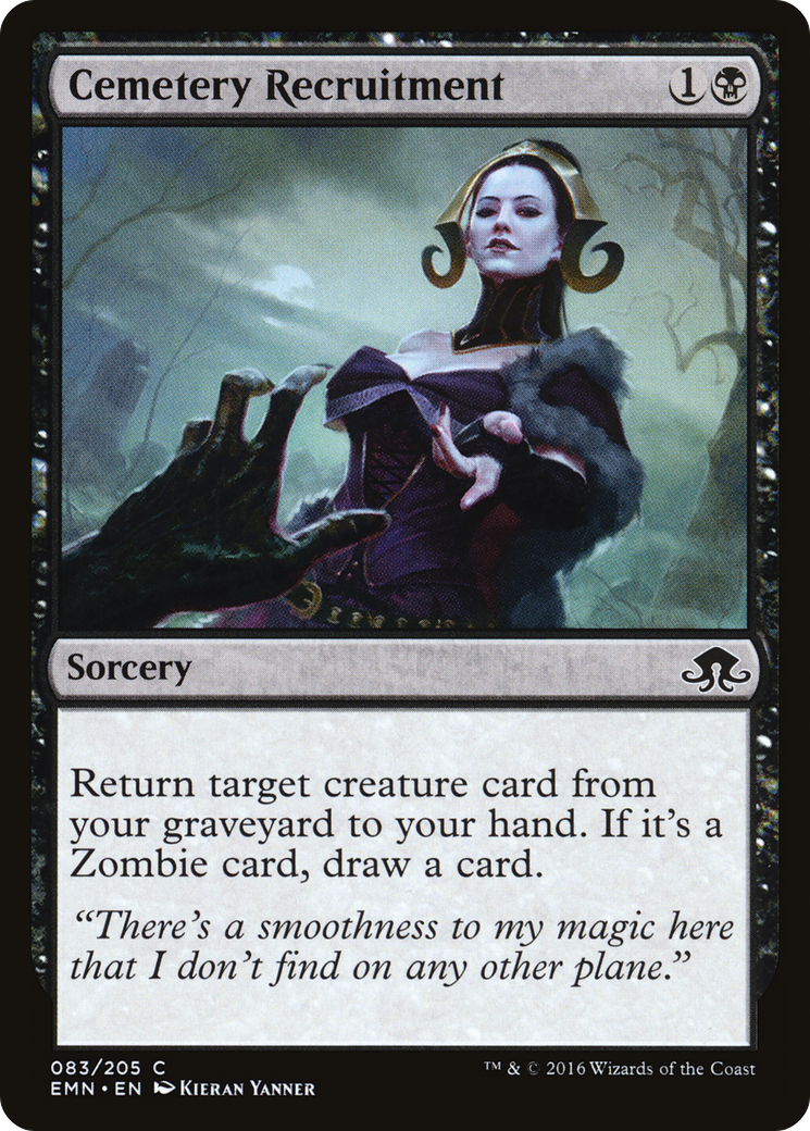 Cemetery Recruitment (EMN-083) [Eldritch Moon]