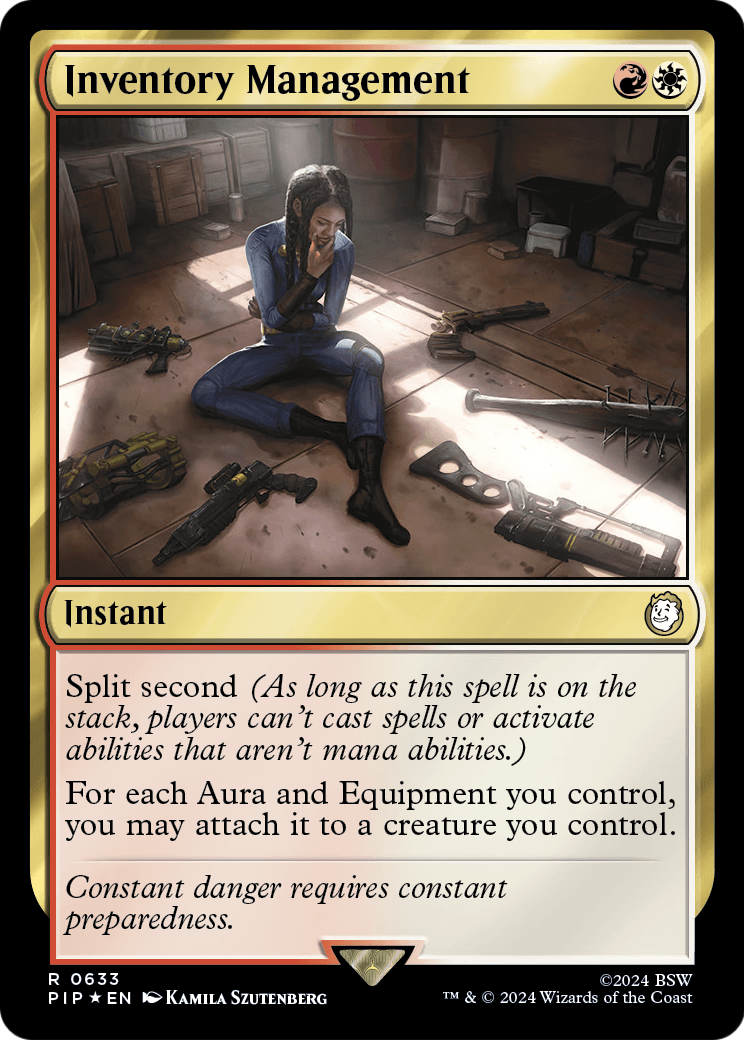 Inventory Management (Surge Foil) (PIP-633) [Fallout] Foil