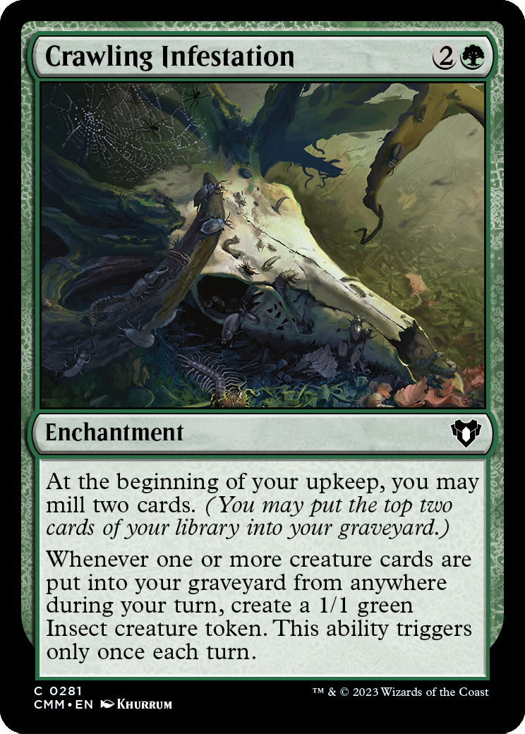 Crawling Infestation (CMM-281) [Commander Masters]