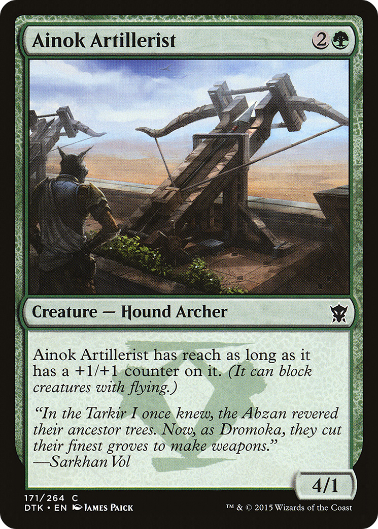 Ainok Artillerist (DTK-171) [Dragons of Tarkir]