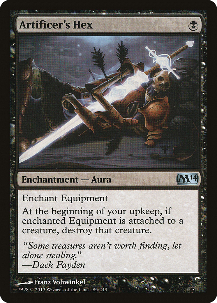 Artificer's Hex (M14-085) [Magic 2014] Foil