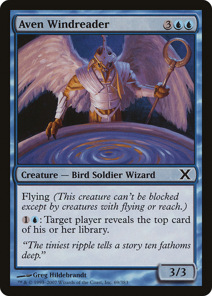 Aven Windreader (10E-069) [Tenth Edition]