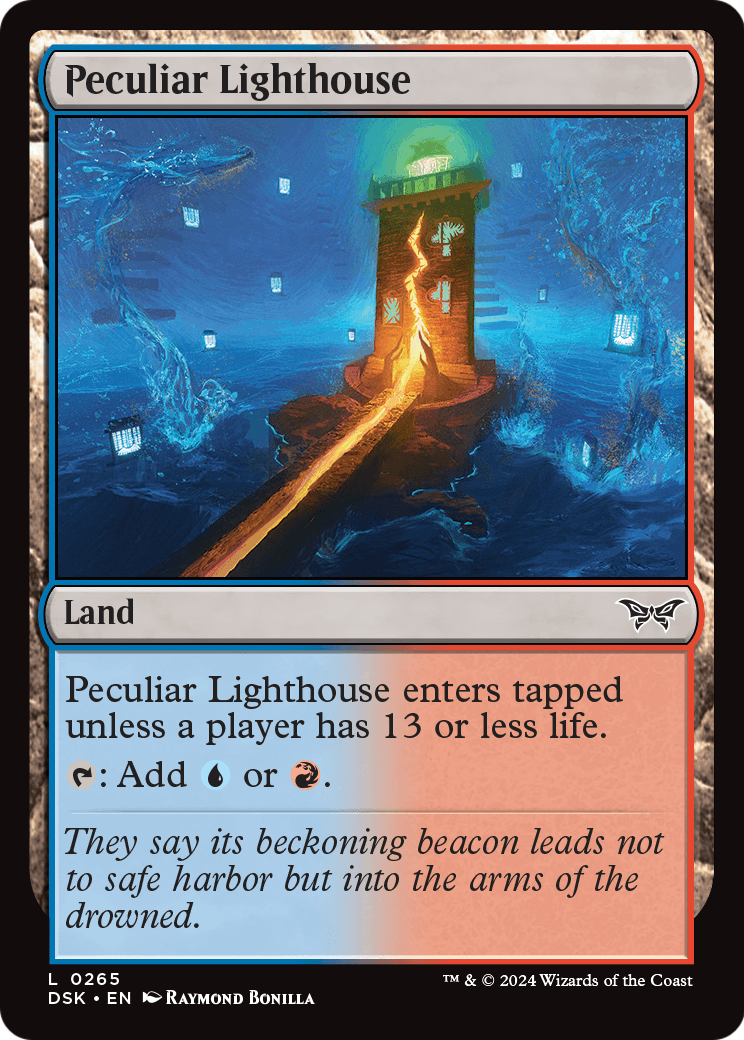 Peculiar Lighthouse (DSK-265) [Duskmourn: House of Horror] Foil
