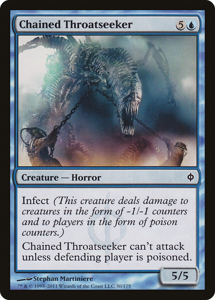 Chained Throatseeker (NPH-030) [New Phyrexia] Foil