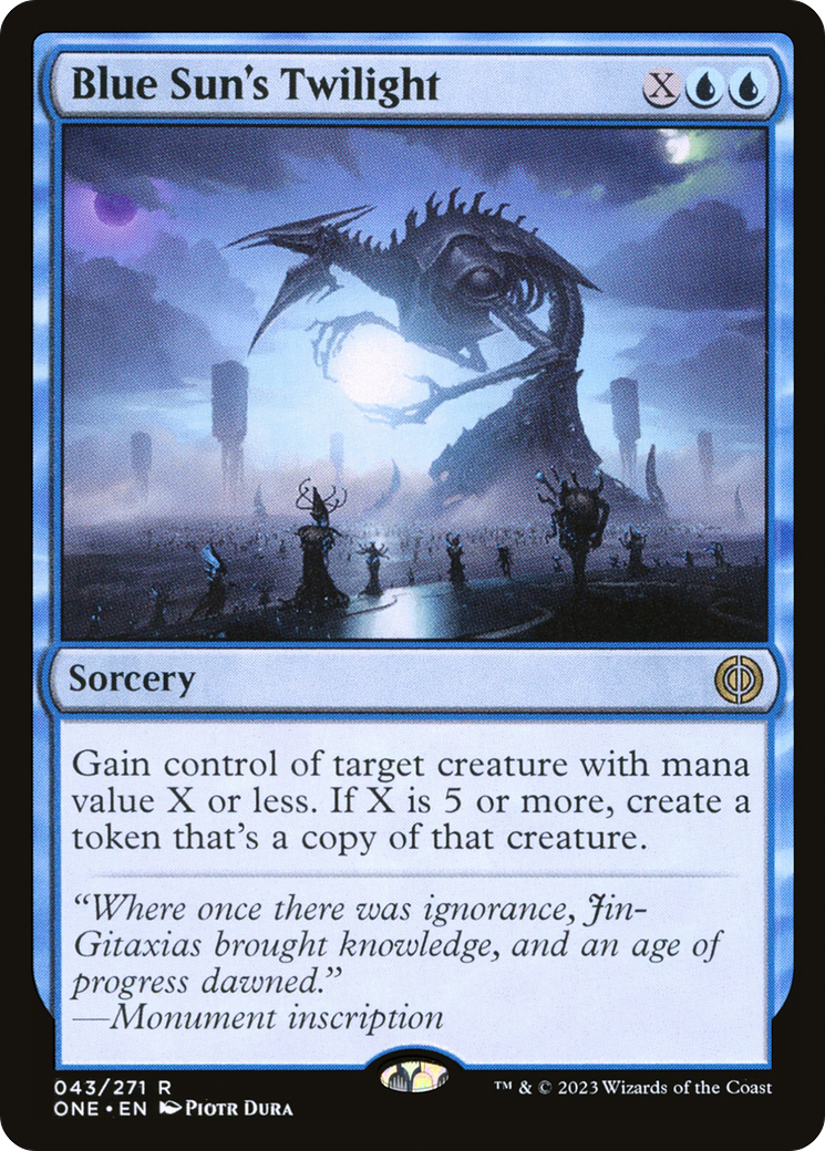 Blue Sun's Twilight (ONE-043) [Phyrexia: All Will Be One]