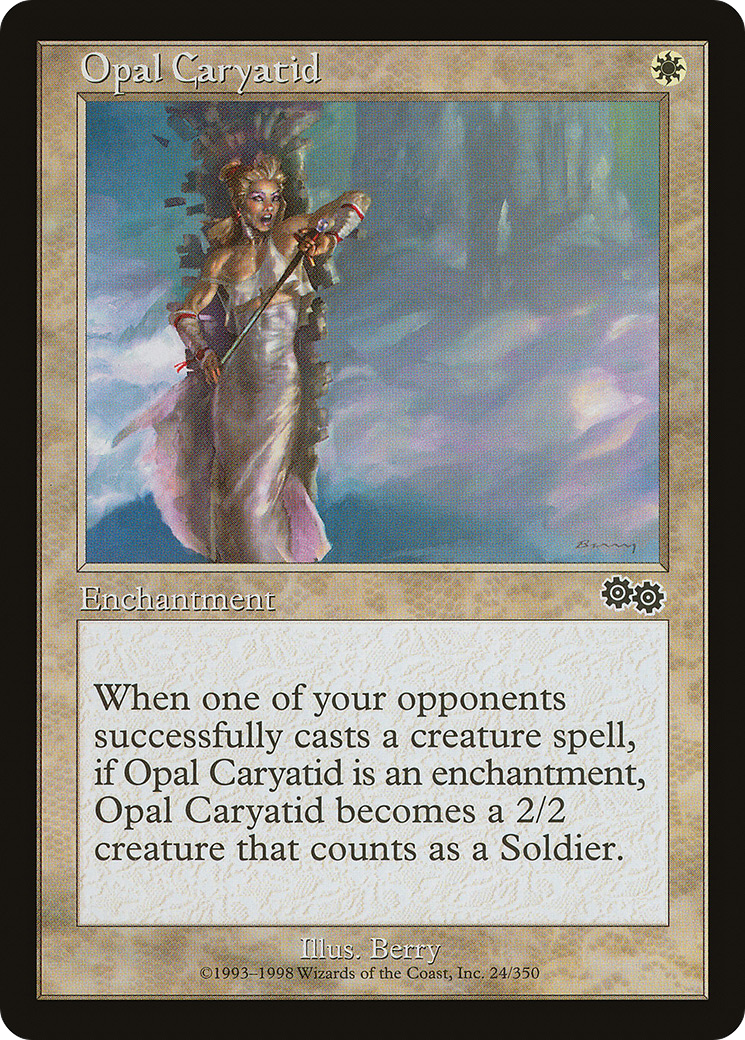 Opal Caryatid (USG-024) [Urza's Saga]