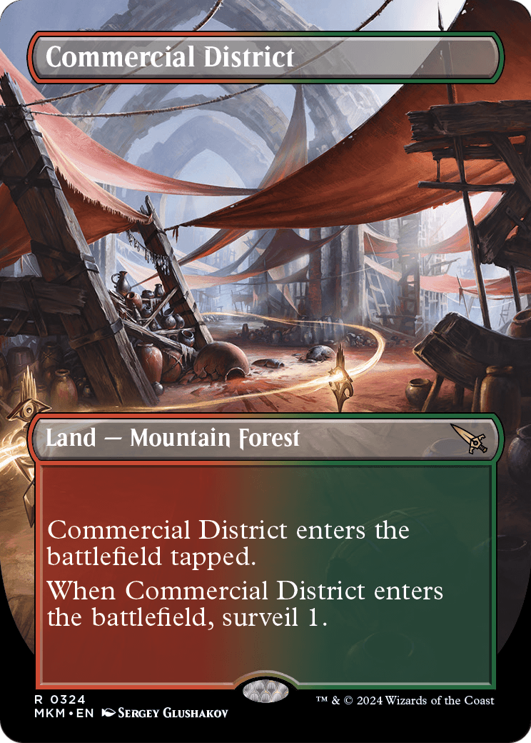 Commercial District (Borderless) (MKM-324) [Murders at Karlov Manor]