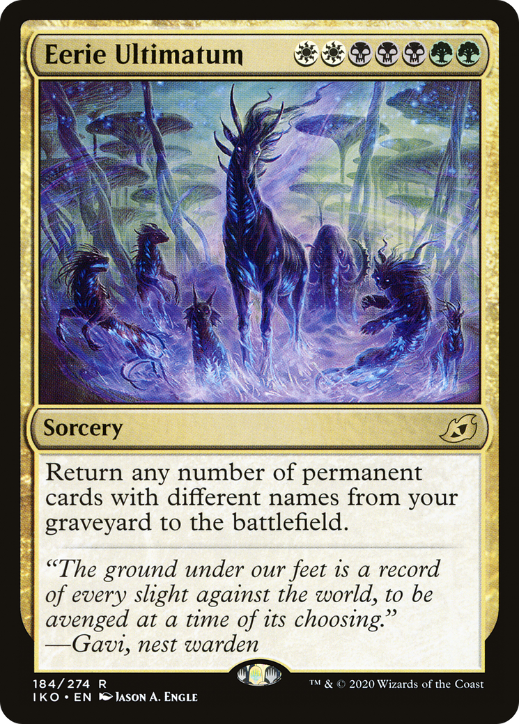 Eerie Ultimatum (IKO-184) [Ikoria: Lair of Behemoths]