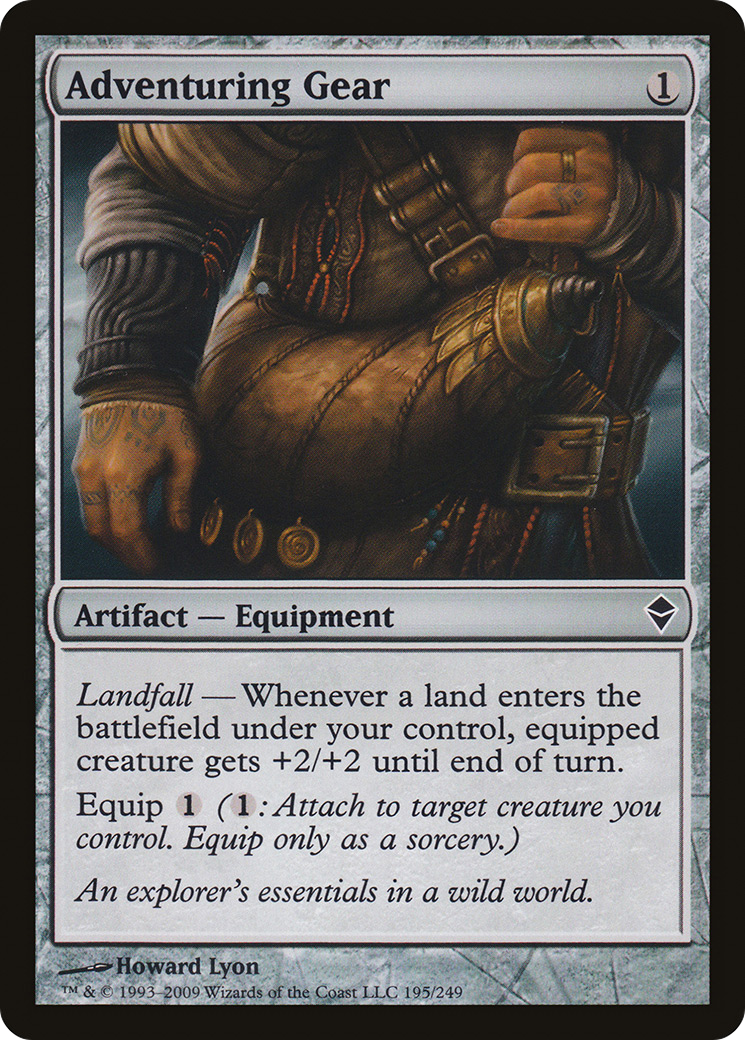 Adventuring Gear (ZEN-195) [Zendikar] Foil