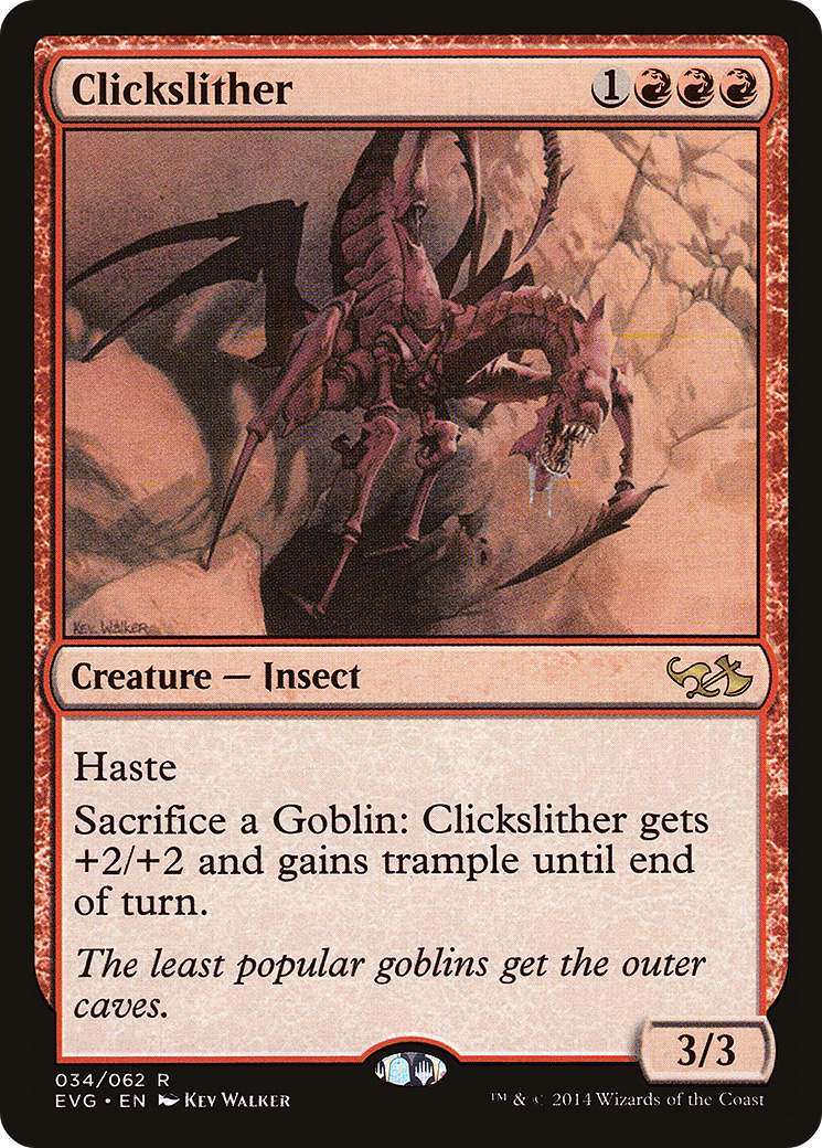 Clickslither (DD3-034) [Duel Decks Anthology: Elves vs. Goblins]