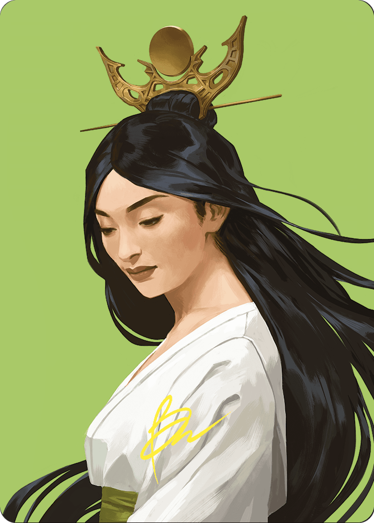 Azusa, Lost but Seeking // Azusa, Lost but Seeking (ACMM-056) (Borderless) [Commander Masters Art Series] Foil