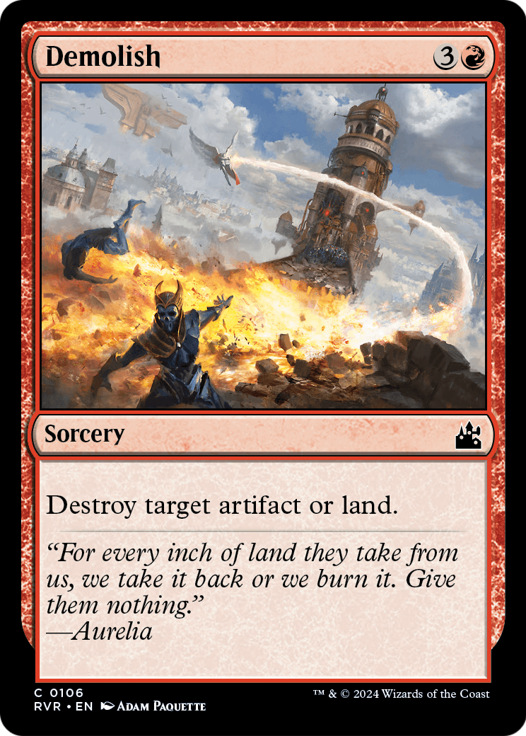Demolish (RVR-106) [Ravnica Remastered] Foil