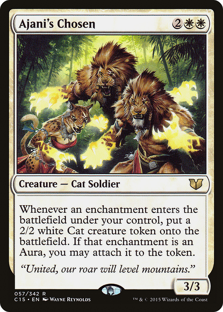 Ajani's Chosen (C15-057) [Commander 2015]