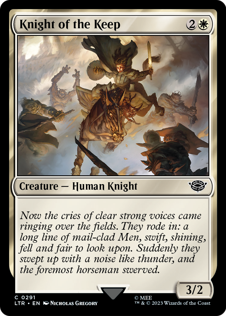 Knight of the Keep (LTR-291) [The Lord of the Rings: Tales of Middle-earth]