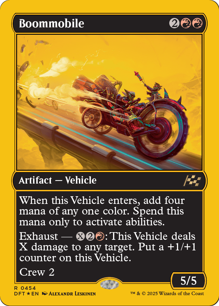 Boommobile (First-Place Foil) (DFT-454) [Aetherdrift] Foil