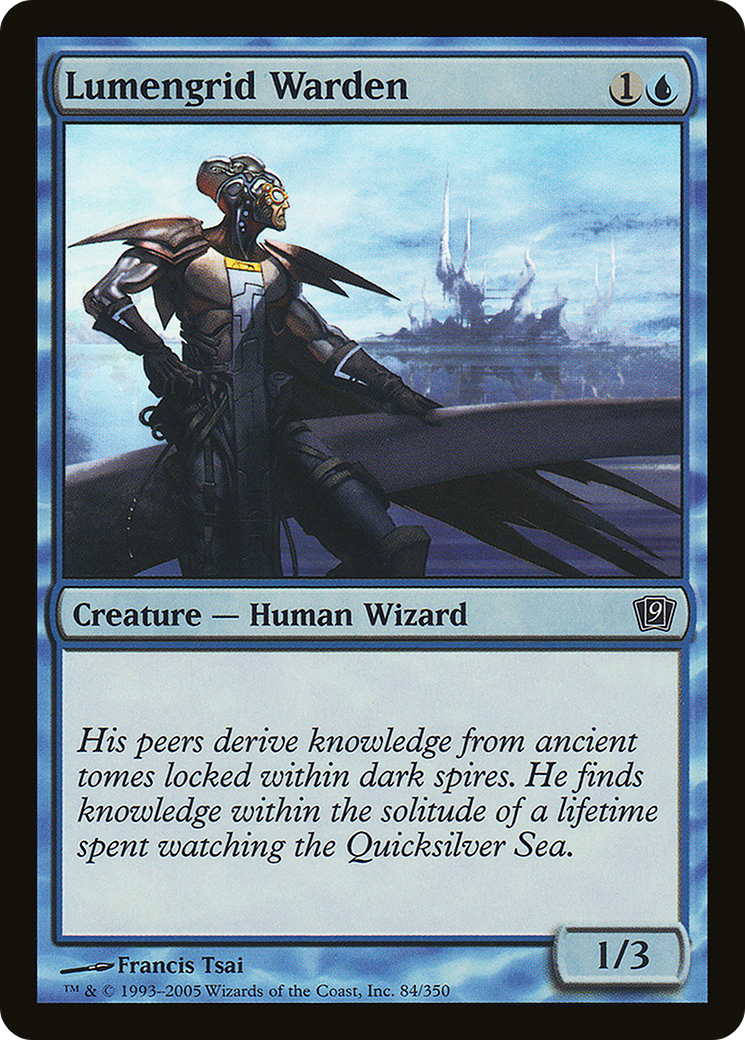 Lumengrid Warden (9ED-084) [9th Edition] Foil
