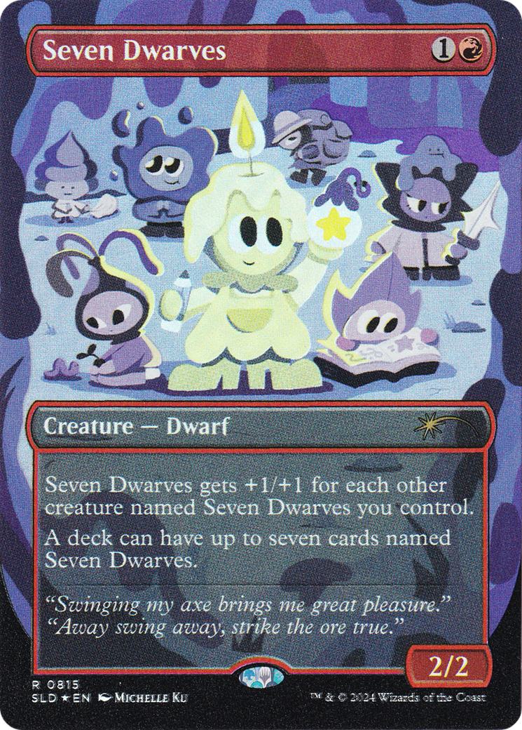 Seven Dwarves (SLD-815) (Borderless) [Secret Lair Drop] Foil