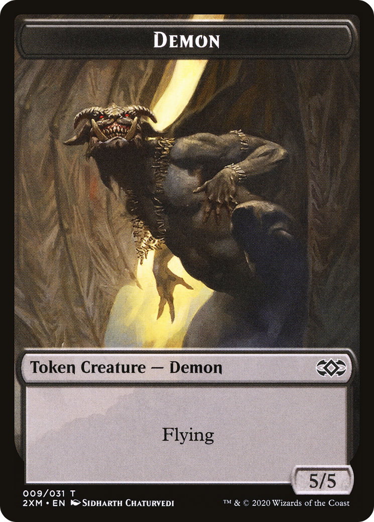 Demon (T2XM-009) [Double Masters Tokens]
