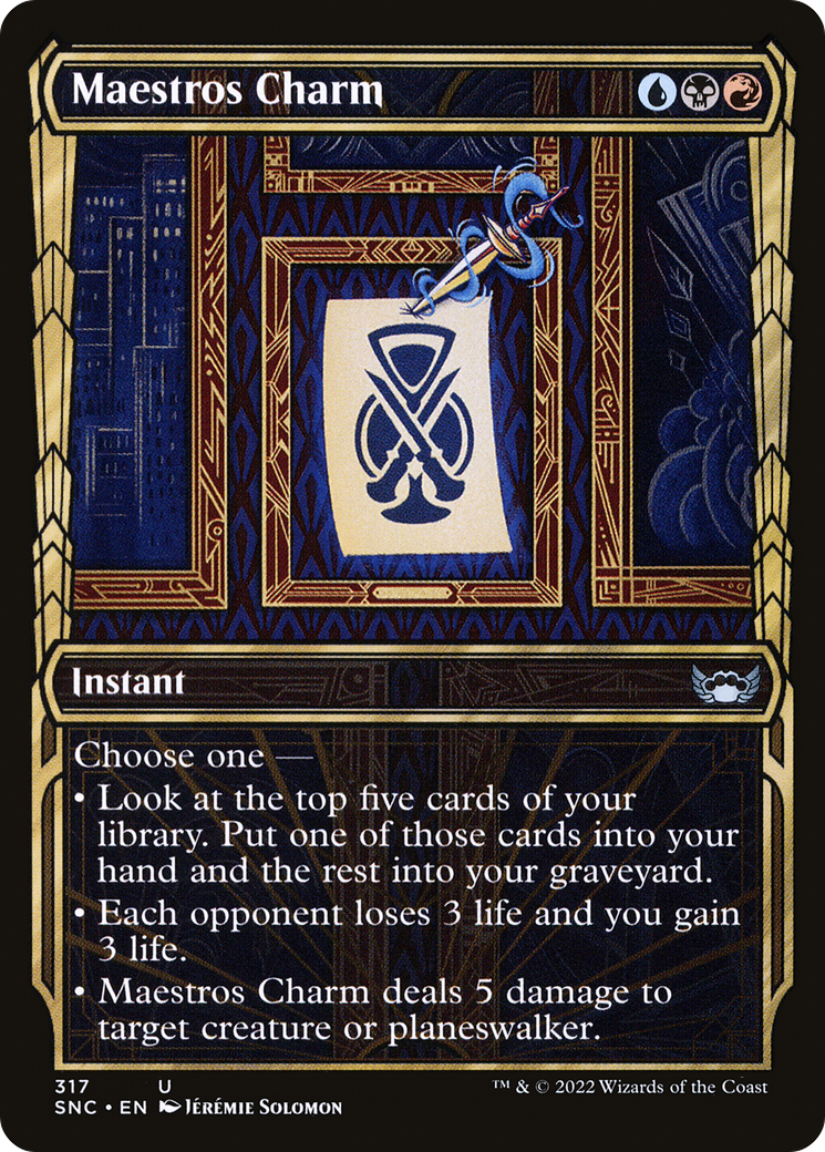 Maestros Charm (Showcase) (SNC-317) [Streets of New Capenna]