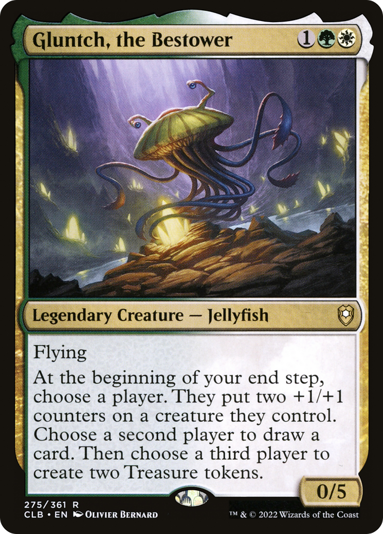 Gluntch, the Bestower (CLB-275) [Commander Legends: Battle for Baldur's Gate] Foil