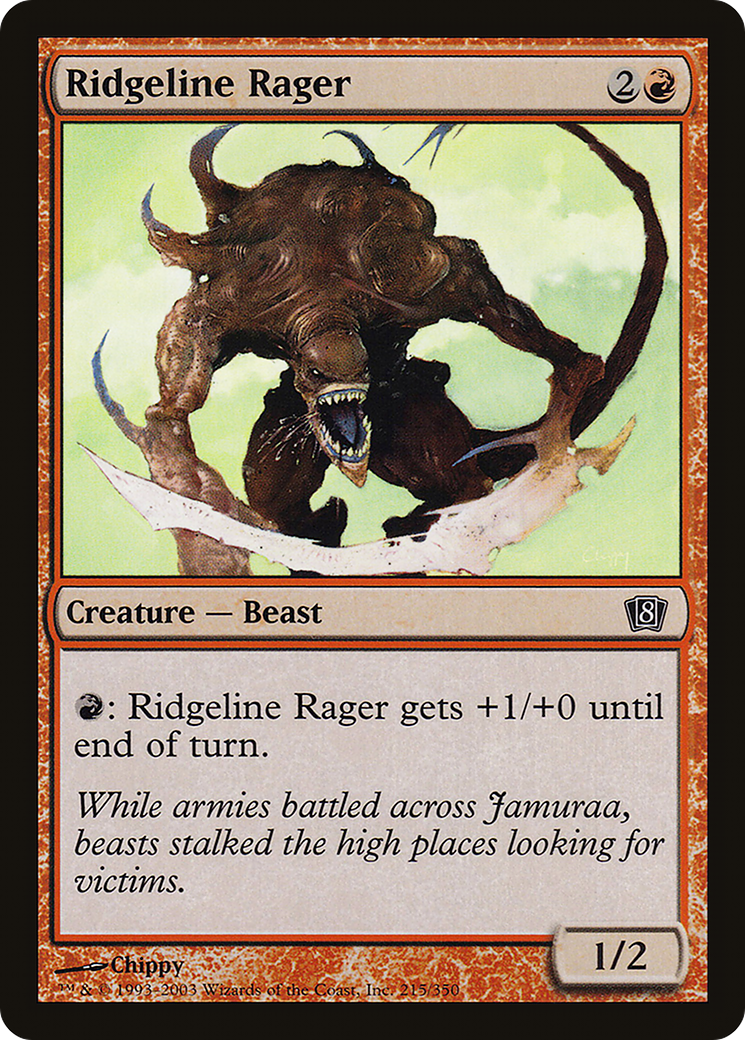 Ridgeline Rager (8ED-215) [8th Edition] Foil