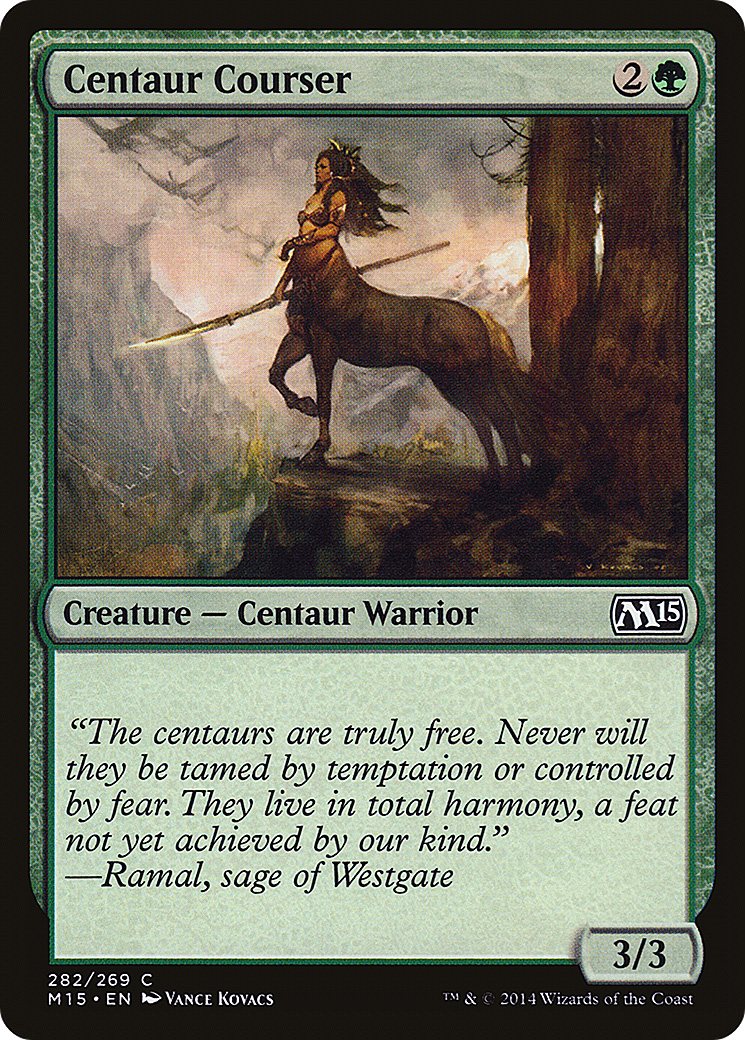 Centaur Courser (M15-282) [Magic 2015] Foil