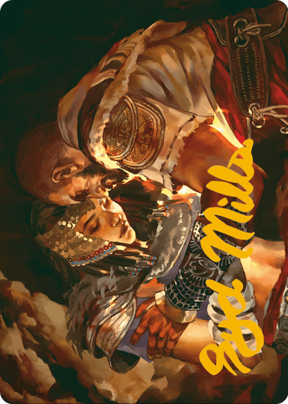 Cathartic Reunion Art Card (Gold-Stamped Signature) (ASACR-011) (Borderless) [Assassin's Creed Art Series]