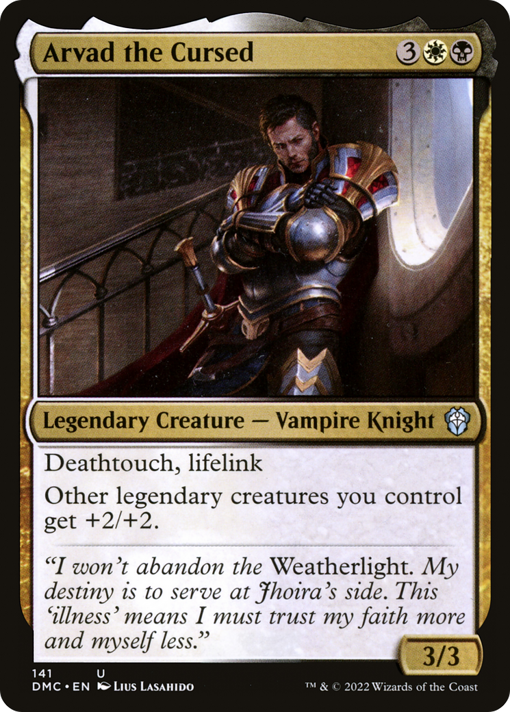 Arvad the Cursed (DMC-141) [Dominaria United Commander]