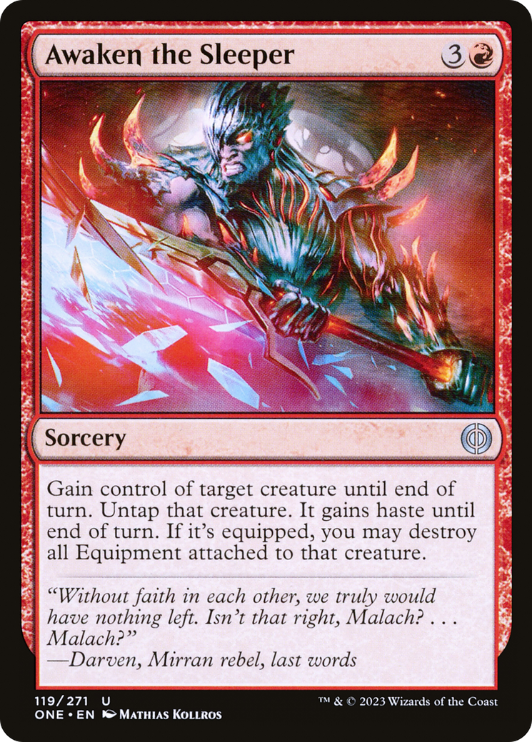 Awaken the Sleeper (ONE-119) [Phyrexia: All Will Be One]