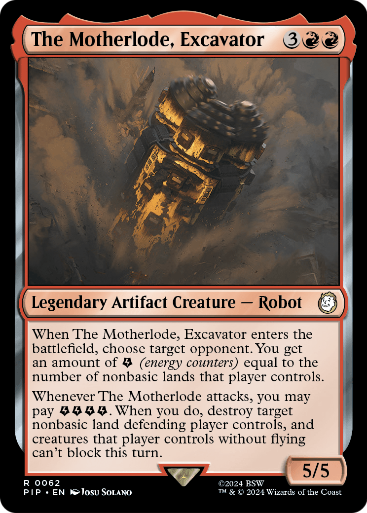 The Motherlode, Excavator (PIP-062) [Fallout]