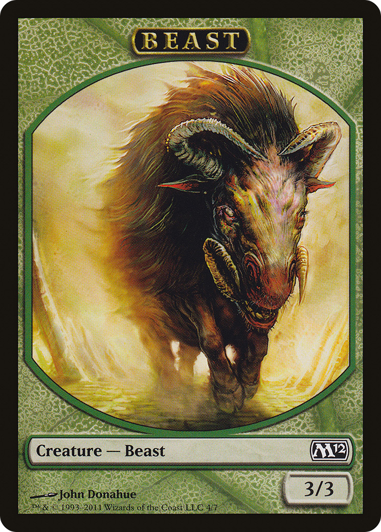 Beast Token (M12-004) [Magic 2012 Tokens]
