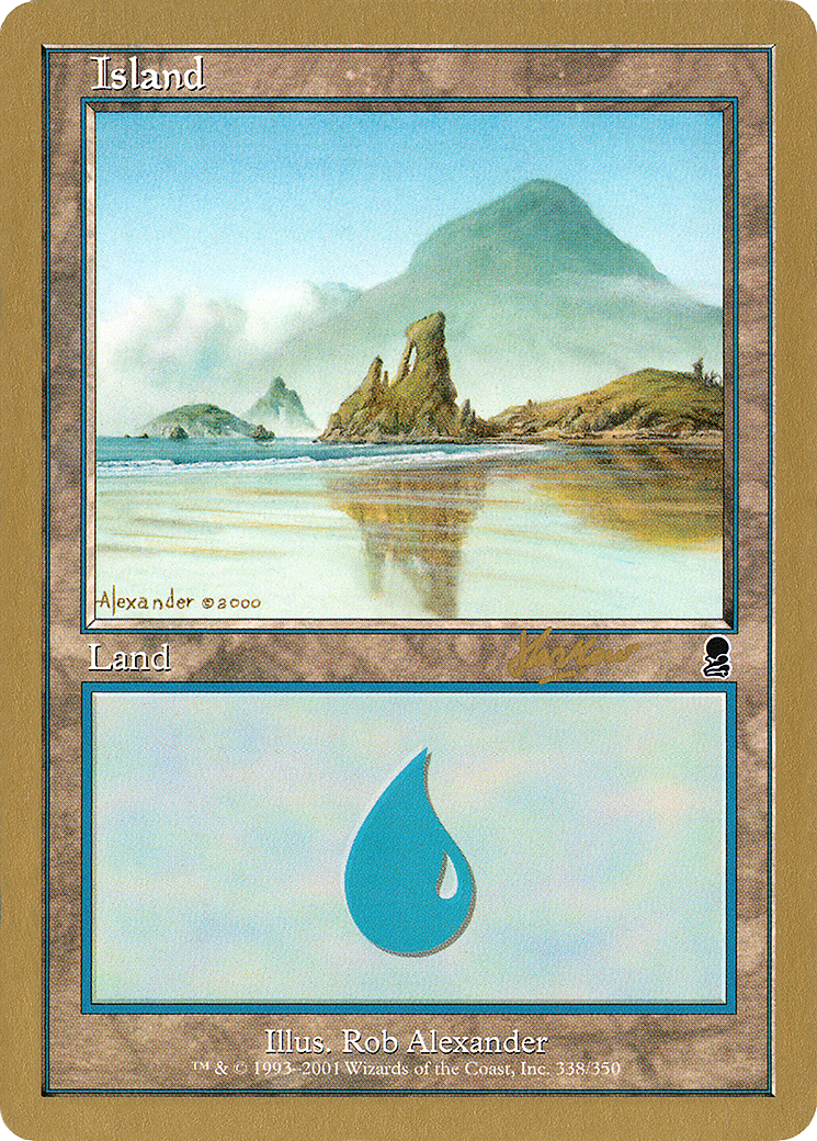 Island (338) - 2002 Sim Han How (ODY) (WCD-SHH338) [World Championship Decks 2002]