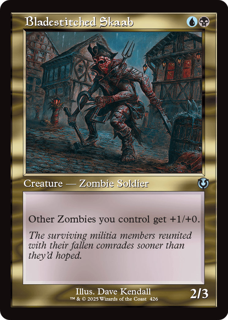Bladestitched Skaab (Retro Frame) (INR-426) [Innistrad Remastered] Foil