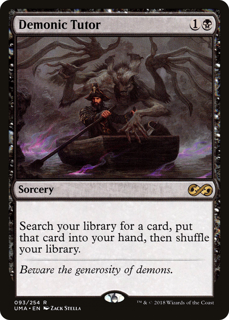Demonic Tutor (UMA-093) [Ultimate Masters] Foil
