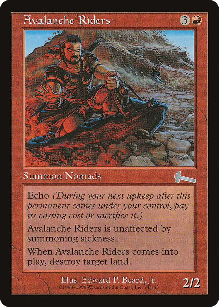 Avalanche Riders (ULG-074) [Urza's Legacy]