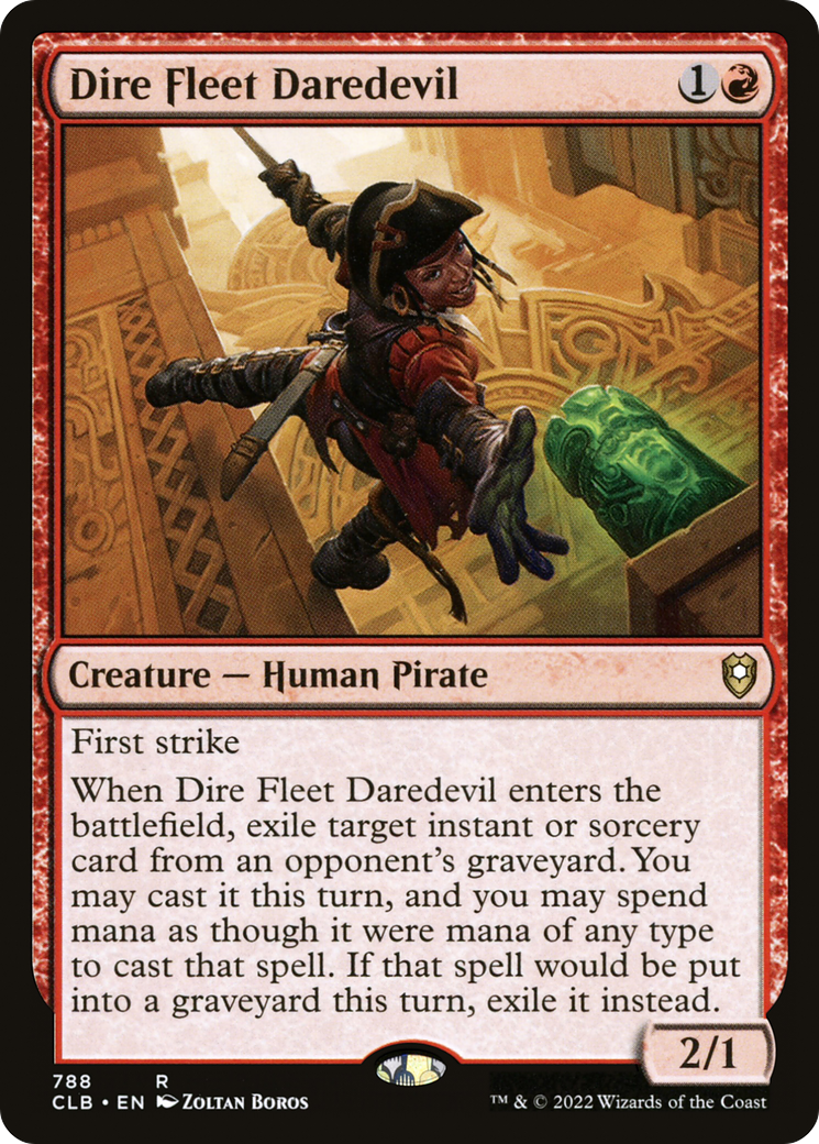 Dire Fleet Daredevil (CLB-788) [Commander Legends: Battle for Baldur's Gate]