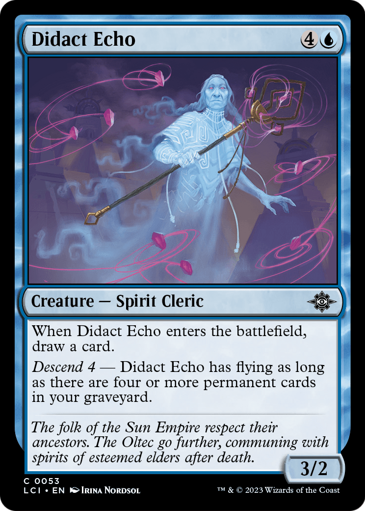 Didact Echo (LCI-053) [The Lost Caverns of Ixalan] Foil