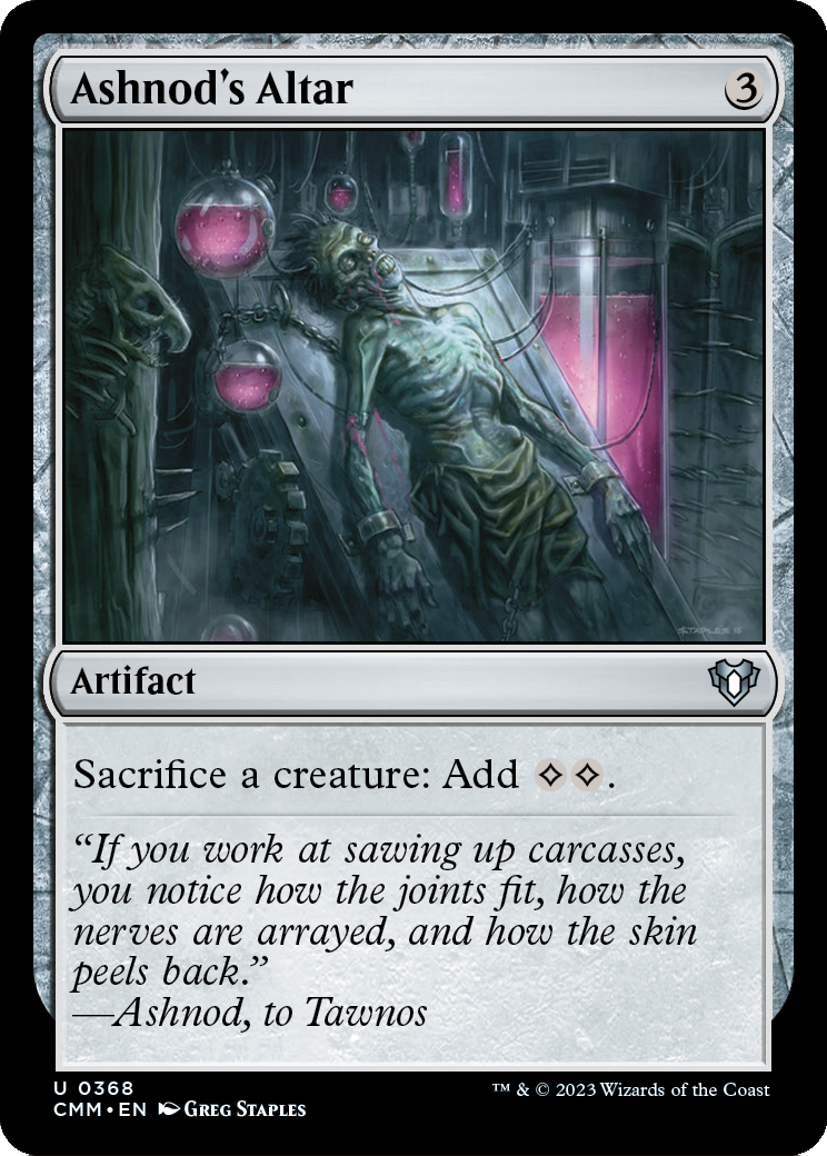 Ashnod's Altar (CMM-368) [Commander Masters]