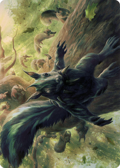 Chatterfang, Squirrel General // Chatterfang, Squirrel General (AMH2-068) (Borderless) [Modern Horizons 2 Art Series] Foil