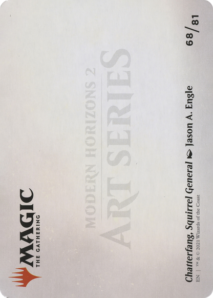 Chatterfang, Squirrel General // Chatterfang, Squirrel General (AMH2-068) (Borderless) [Modern Horizons 2 Art Series] Foil